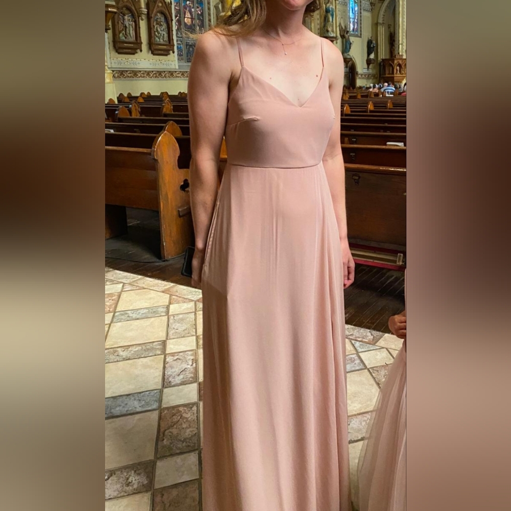 Birdy Grey Dusty Rose Pink Bridesmaid Dress, Small